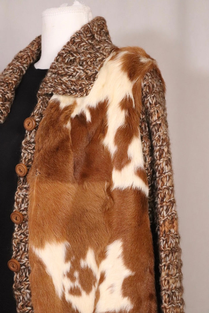 Jaquette à motif vache - VENDU