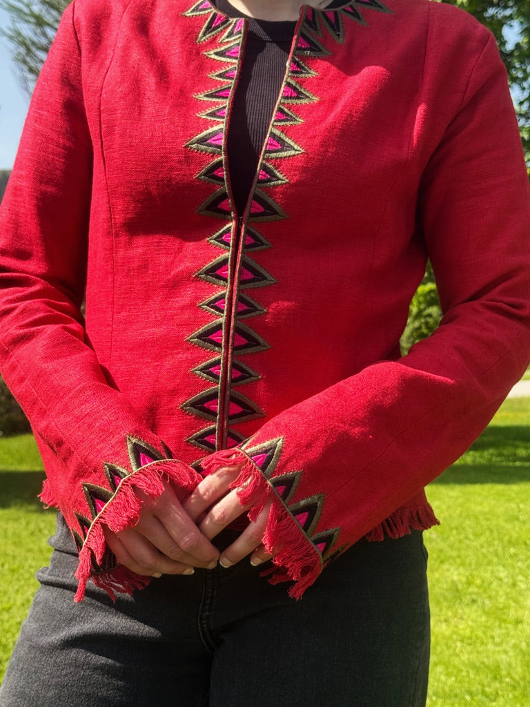 Veste vintage bohème