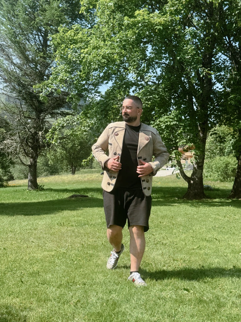Veste Tyrol homme en daim