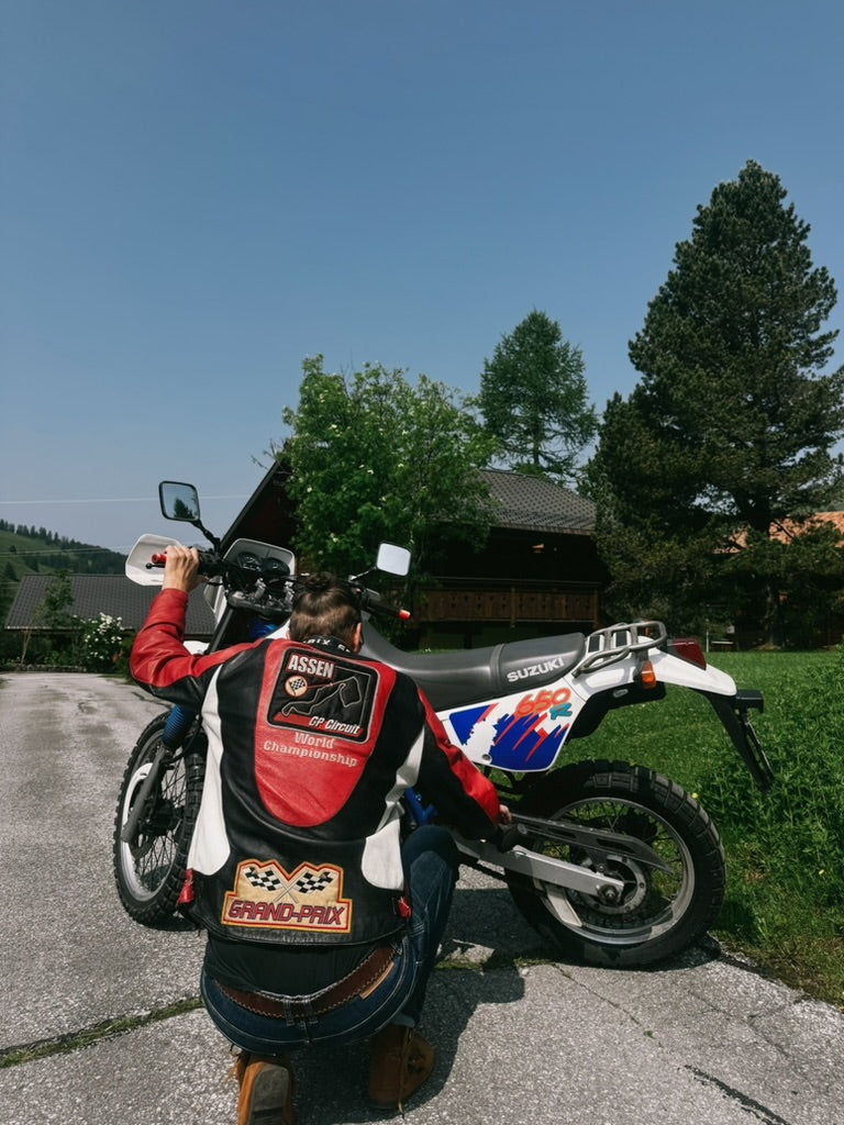 Veste en cuir GRAND PRIX MOTO