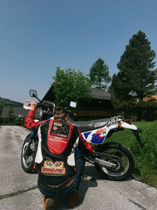 Veste en cuir GRAND PRIX MOTO