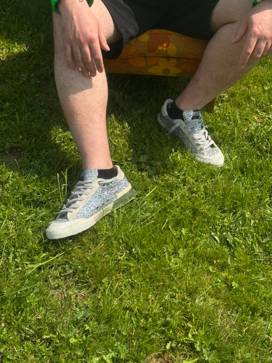 Baskets Golden Goose à strass
