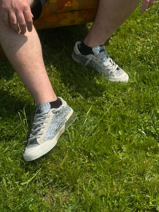 Baskets Golden Goose à strass