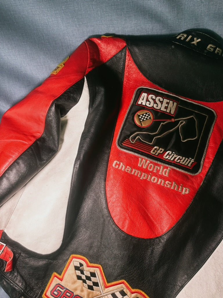 Veste en cuir GRAND PRIX MOTO