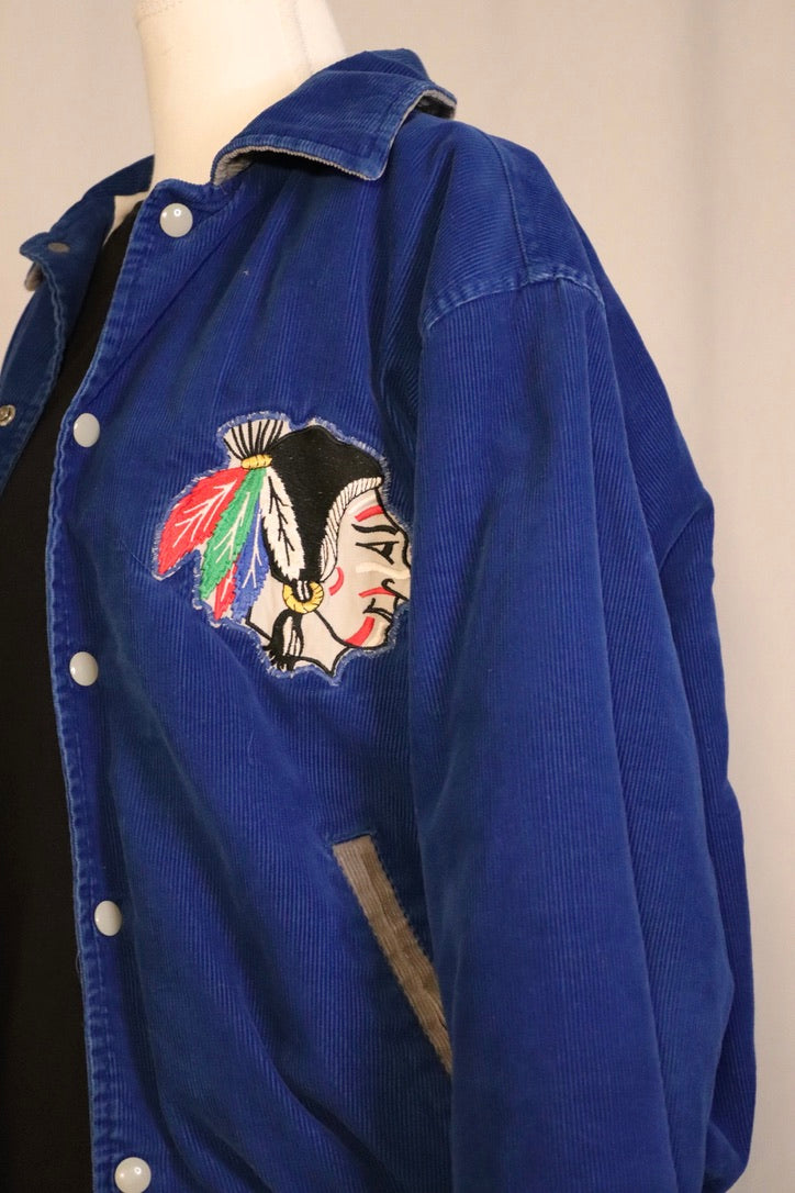 Veste bleue électrique 90's - Mickey