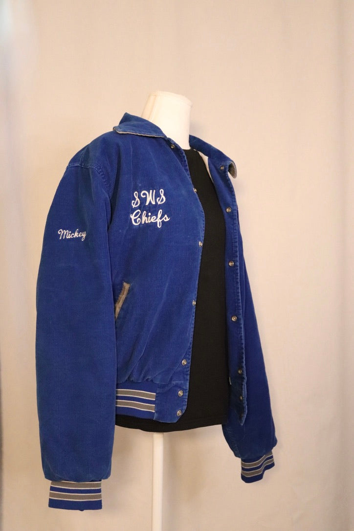 Veste bleue électrique 90's - Mickey