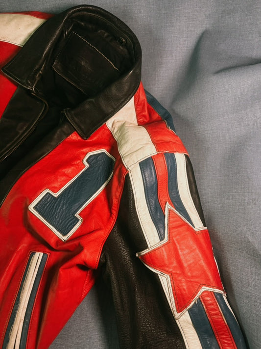 Veste en cuire USA - VENDU