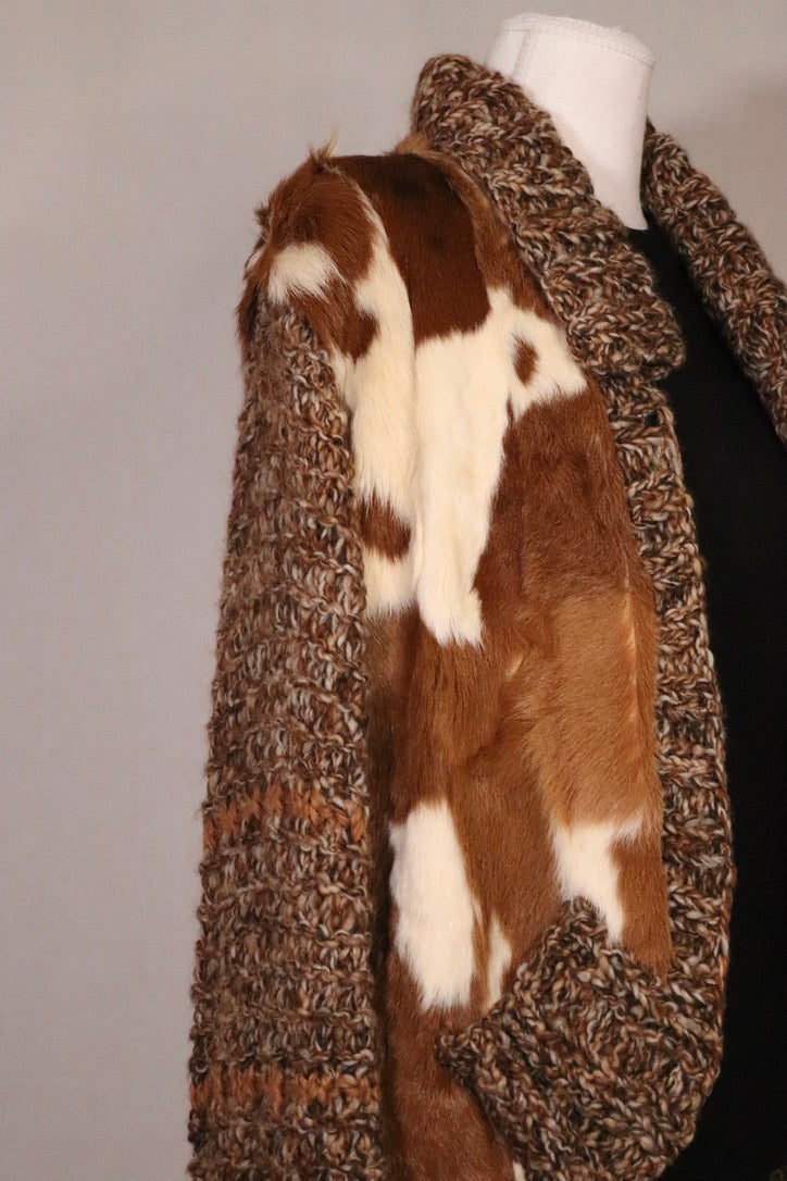 Jaquette à motif vache - VENDU