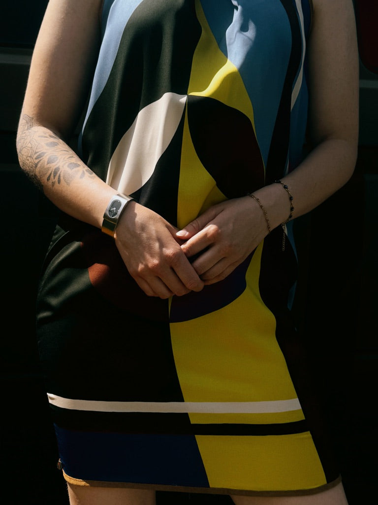 Robe satinée