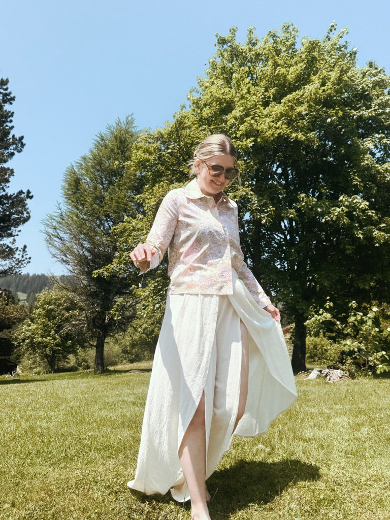 Pantalon ouvert en coton