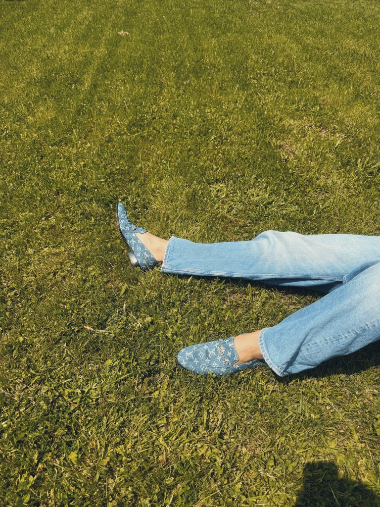 Mocassin Monogramm jeans - Louis Vuitton - VENDU